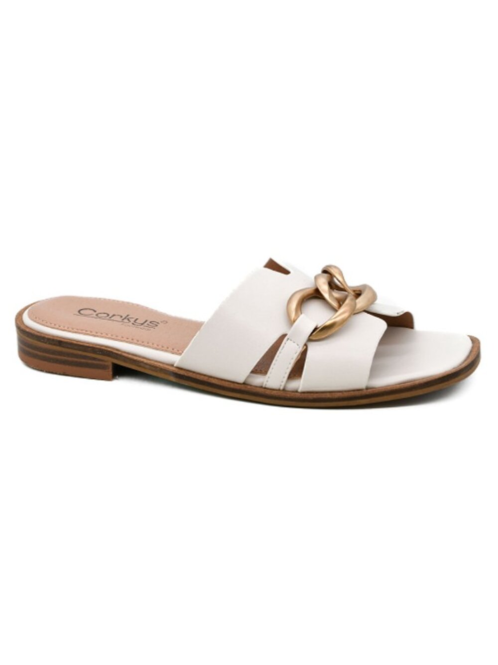 Corkys Off The Chain Ivory Sandals